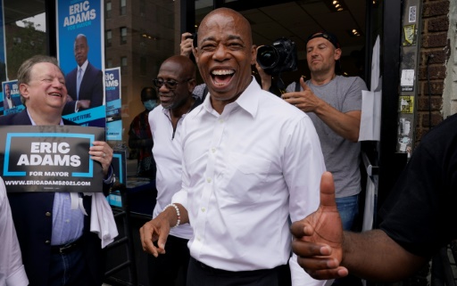 Eric Adams, ex-black police officer, big favorite to win New York City Hall