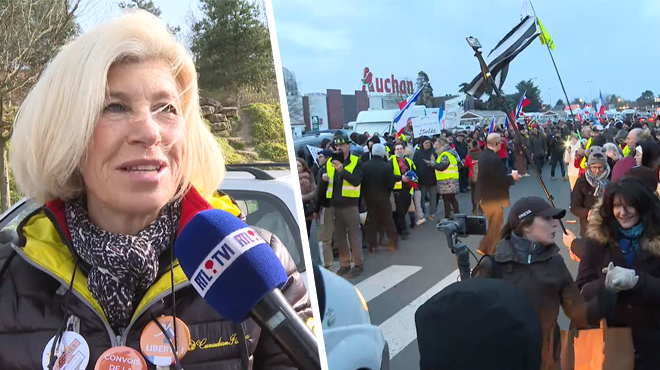 Nous avons suivi un convoi de manifestants français qui se dirigent vers Bruxelles: “Dans chaque ville, on a été accueilli”