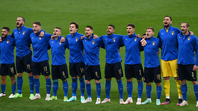 Italia-Inghilterra: fischia forte l’inno italiano prima della finale di Wembley