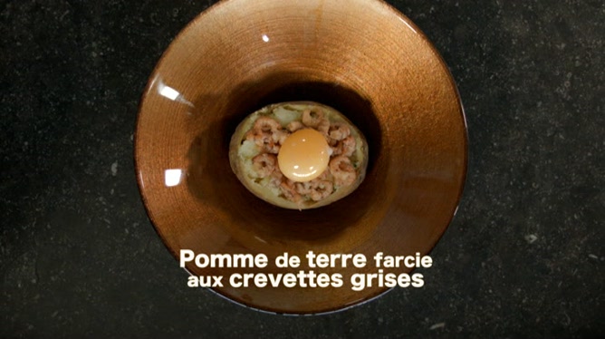 Pomme De Terre Farcie Aux Crevettes Grises