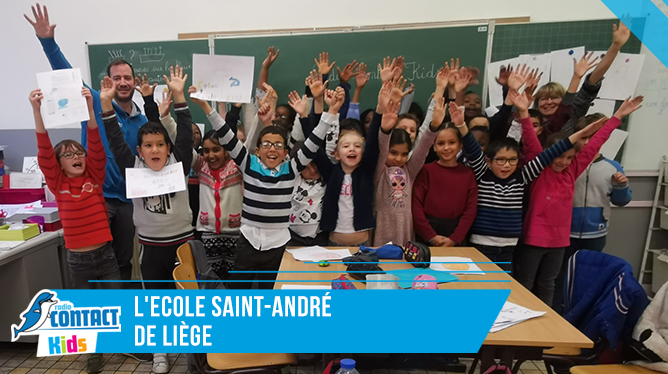 Contact Kids à l’école Saint André de Liège.